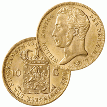 10 Gulden goud 1824U